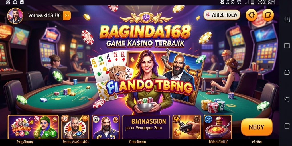 Tampilan menarik dari gameplay Kasino di BAGINDA168.