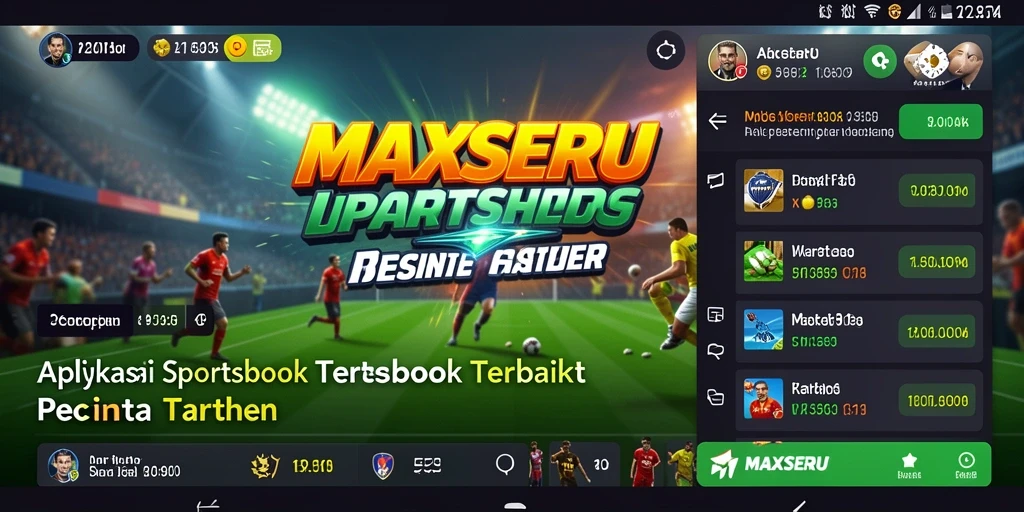 Tampilan gameplay <strong>MAXSERU</strong> yang dinamis dan interaktif untuk taruhan olahraga.