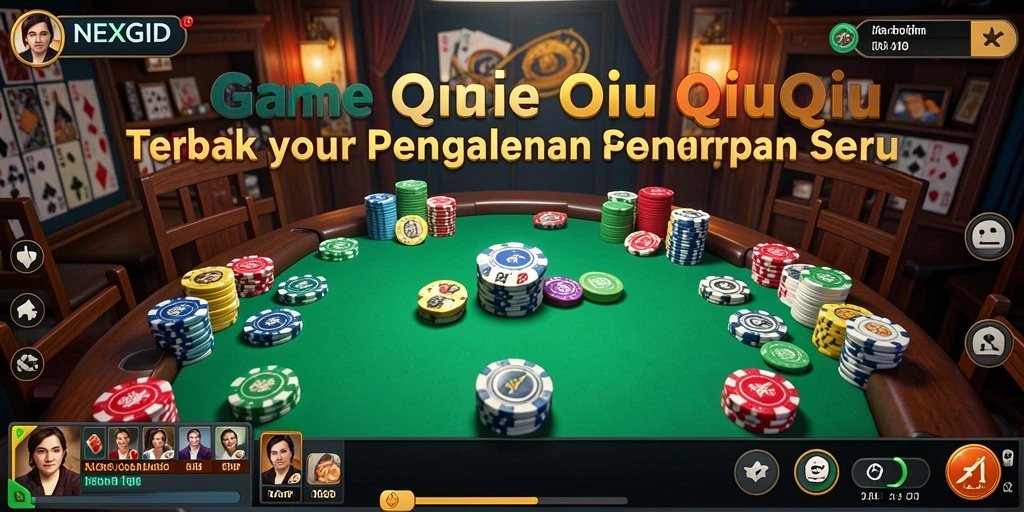 Tampilan permainan QiuQiu yang menarik dan menegangkan.