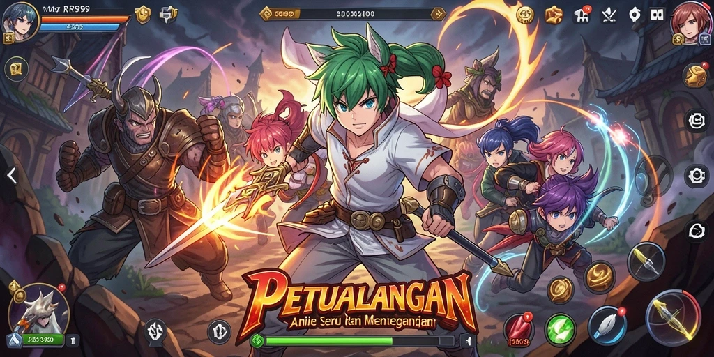 Gameplay seru dan karakter anime yang memukau di RR999.